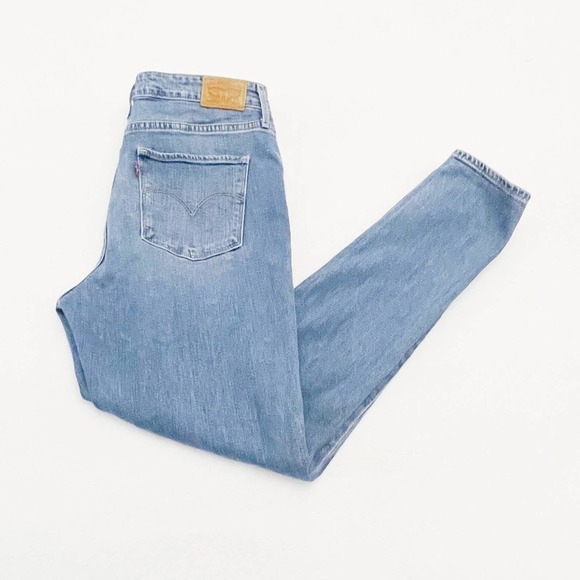 Levi's 721 High Rise Skinny Medium Wash Denim Jeans 32 - Picture 6 of 8